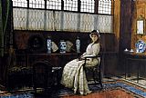 John Atkinson Grimshaw The Cradle Song painting
